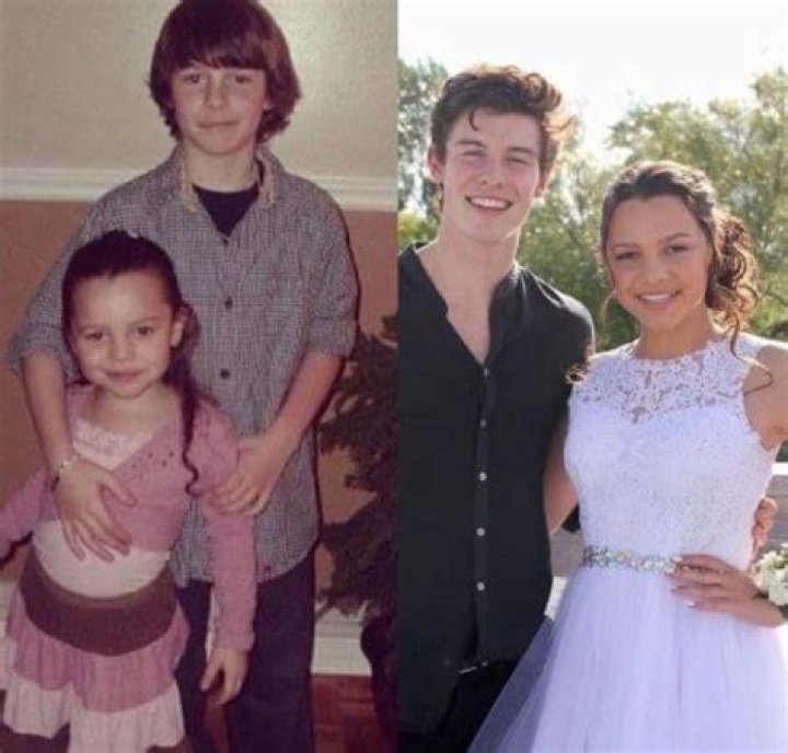 Aaliyah Mendes with her brother Shawn Mendes Photo Source: Twitter