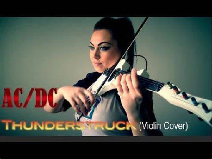 AC/DC - Thunderstruck (Violin Cover Cristina Kiseleff) - heavy metal songs with violin