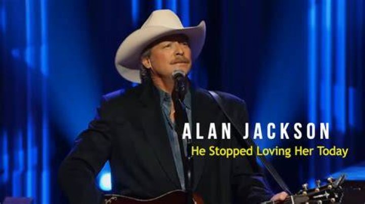 Alan Jackson - He Stopped Loving Her Today at George Jones' Funeral - country songs for funerals
