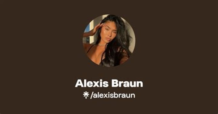 alexis braun career alexis braun career