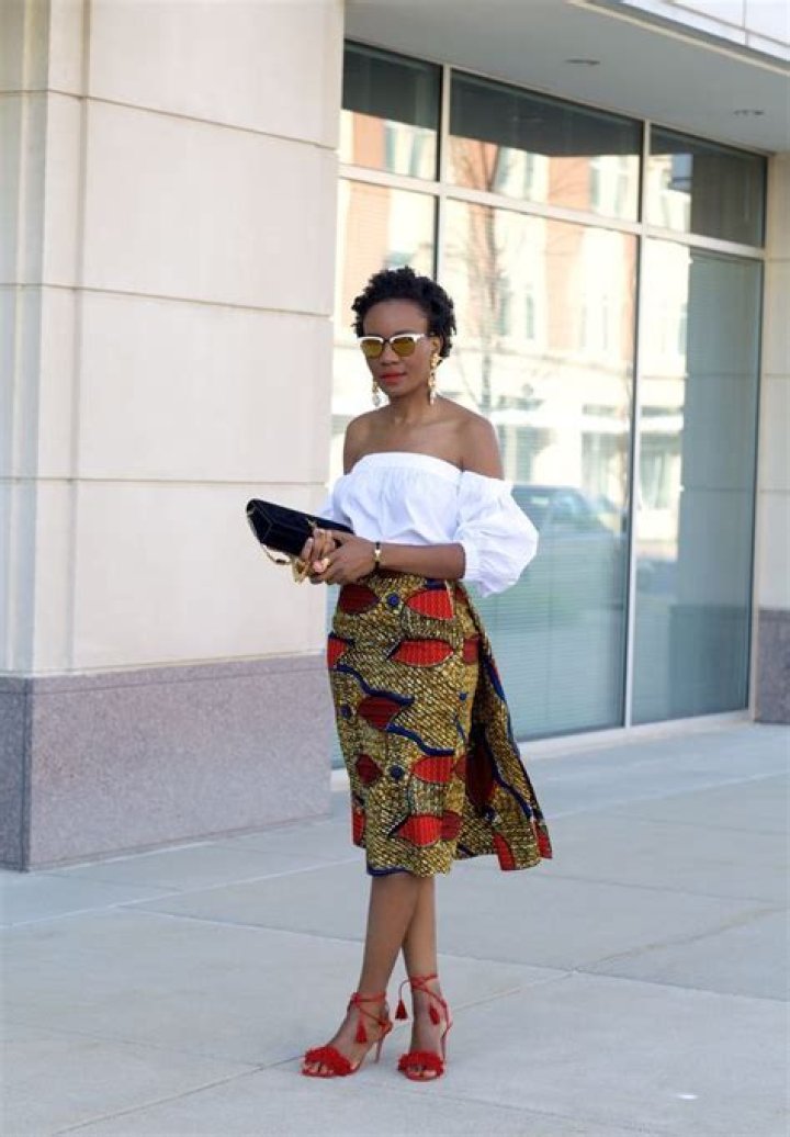 ankara pencil skirt