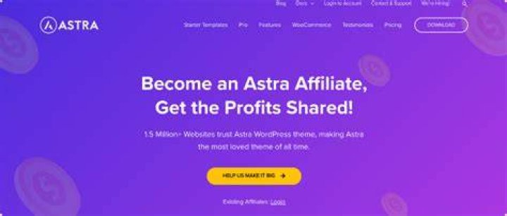 Astra affiliate program