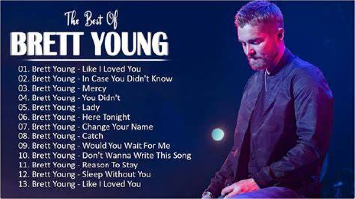 B r e t t Y o u n g Greatest Hits Full Album &ndash; Country Songs Playlist 2023 Country Music - country music country playlist names