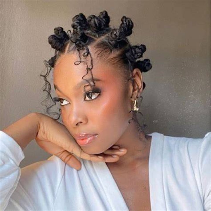 Bantu knot hair Bantu knot hair