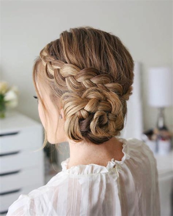 Braided buns Braided buns