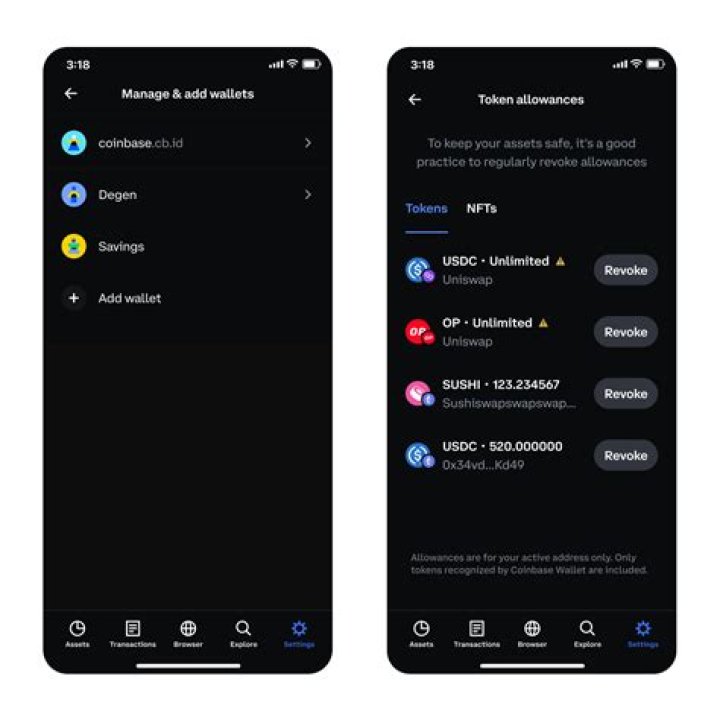 Coinbase app security