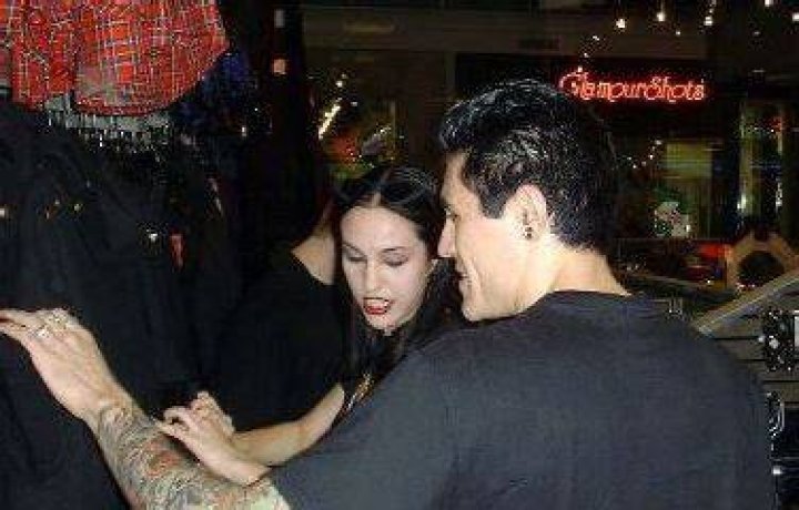 Davey Havok with his former girlfriend Brittany Bowen. Source: Pinterest