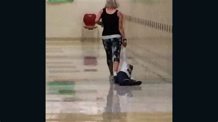 dragging student