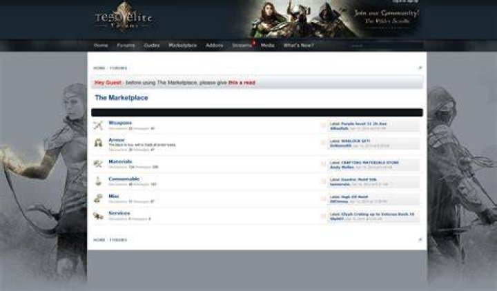 Elder Scrolls Online Marketplace Forums Elder Scrolls Online Marketplace Forums