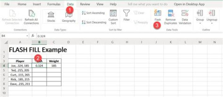 Flash Fill Excel Flash Fill Excel