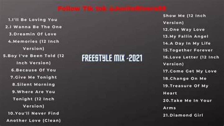 Freestyle mix 90s classics freestyle megamix Stevie B Johnny O - 90s latin party music