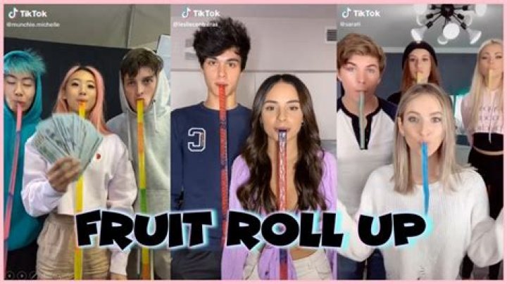 fruit roll-up TikTok Challenge