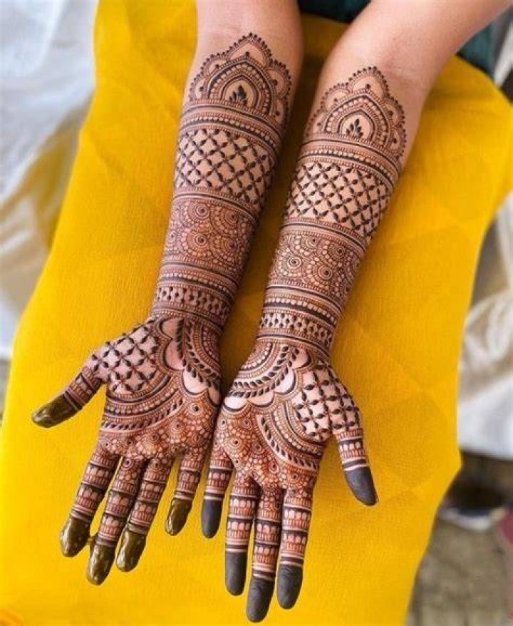 Full hand henna designs