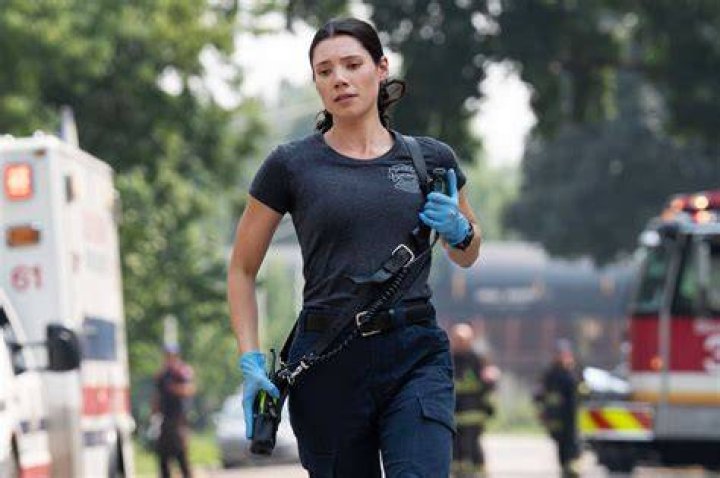 Hanako Greensmith as Violet Mikami on 'Chicago Fire'