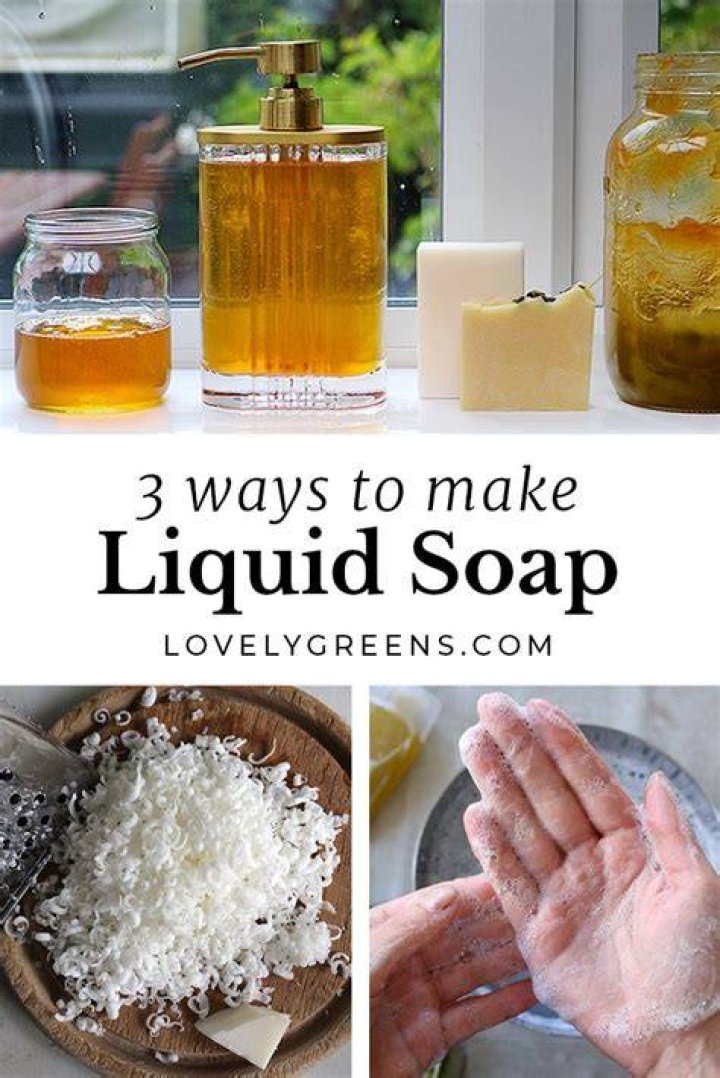 how to make liquid soap