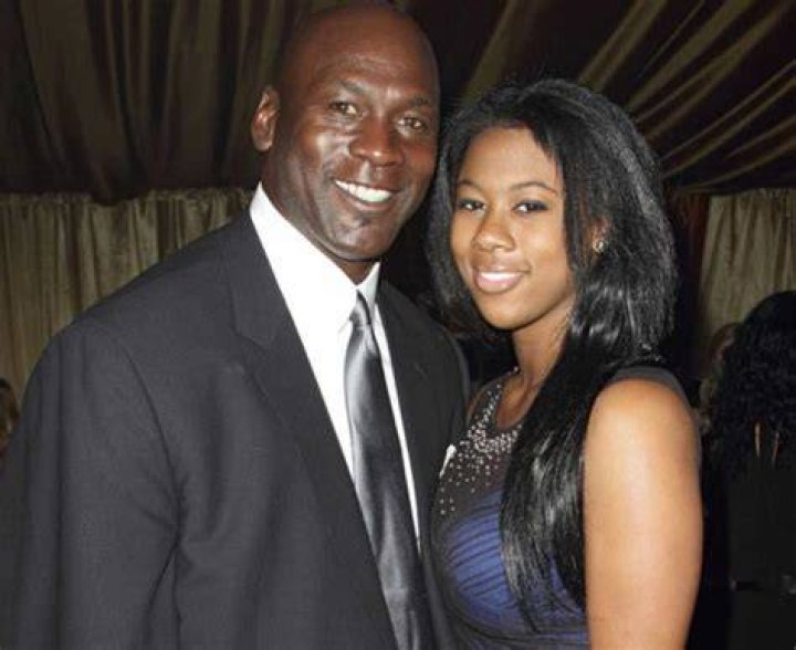 Jordan with her father and mother