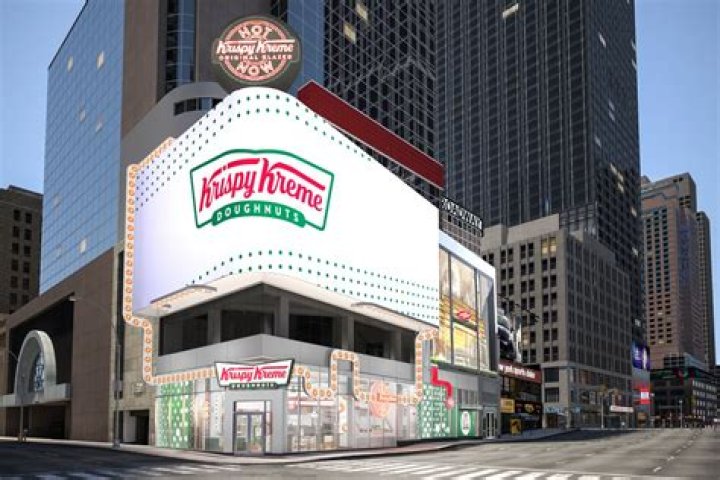 Krispy Kreme location in Times Square.