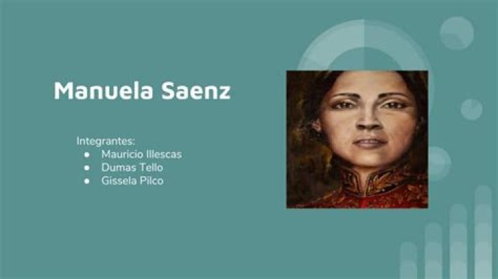 Manuela S&aacute;enz