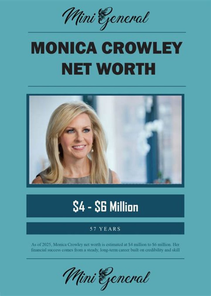 monica crowley net worth monica crowley net worth