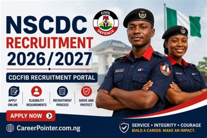 NSCDC recruitment NSCDC recruitment