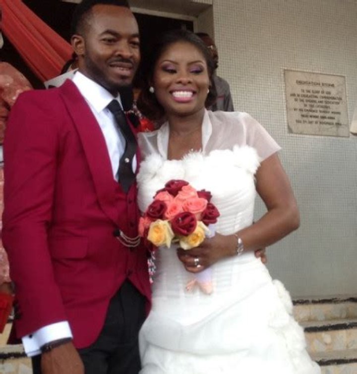 OC Ukeje white wedding