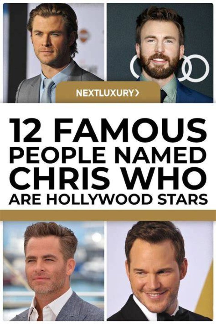 people named chris people named chris