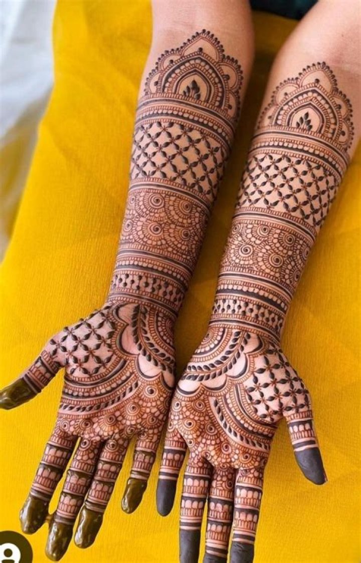 Simple henna designs symmetry