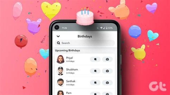 Snapchat birthday