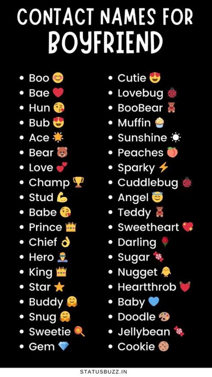 things to call your boyfriend things to call your boyfriend