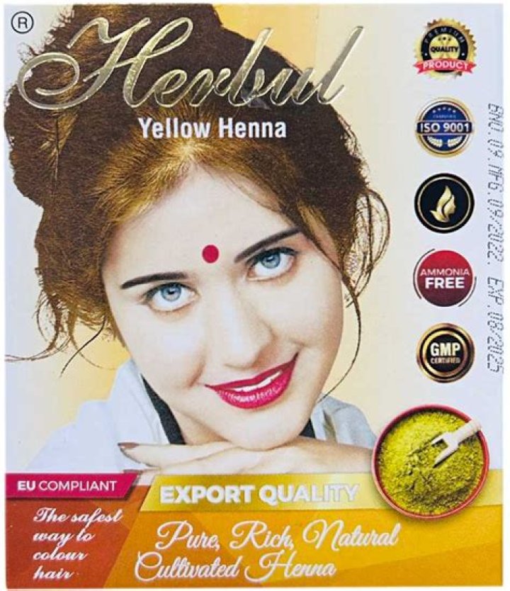 Yellow henna